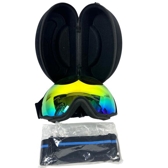 Vivint Ski Goggles with Hard Case/Extra Strap - Picture 1 of 8